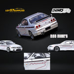 Inno64 NISSAN SKYLINE GR-R (R33) "Tuned by Mine's" Silver 1:64