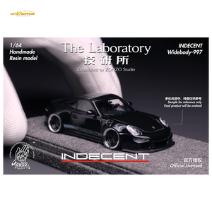 (Pre-Order) The Laboratory x ZONZO Porsche 997 Indecent - Gloss Black 1:64