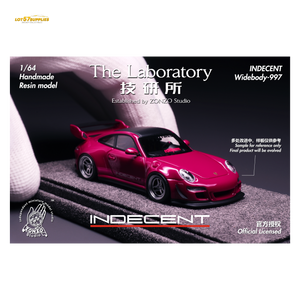(Pre-Order) The Laboratory x ZONZO Porsche 997 Indecent - Ruby Star Pink 1:64