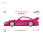 (Pre-Order) The Laboratory x ZONZO Porsche 997 Indecent - Ruby Star Pink 1:64