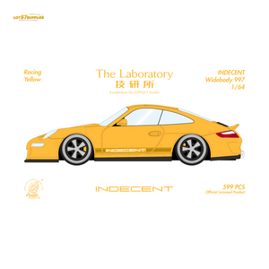 (Pre-Order) The Laboratory x ZONZO Porsche 997 Indecent - Racing Yellow 1:64