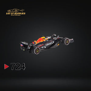 Mini-GT Oracle Red Bull Racing RB19 #1 Max Verstappen 2023 F1 2023 Bahrain GP Winner #724 1:64 MGT00724