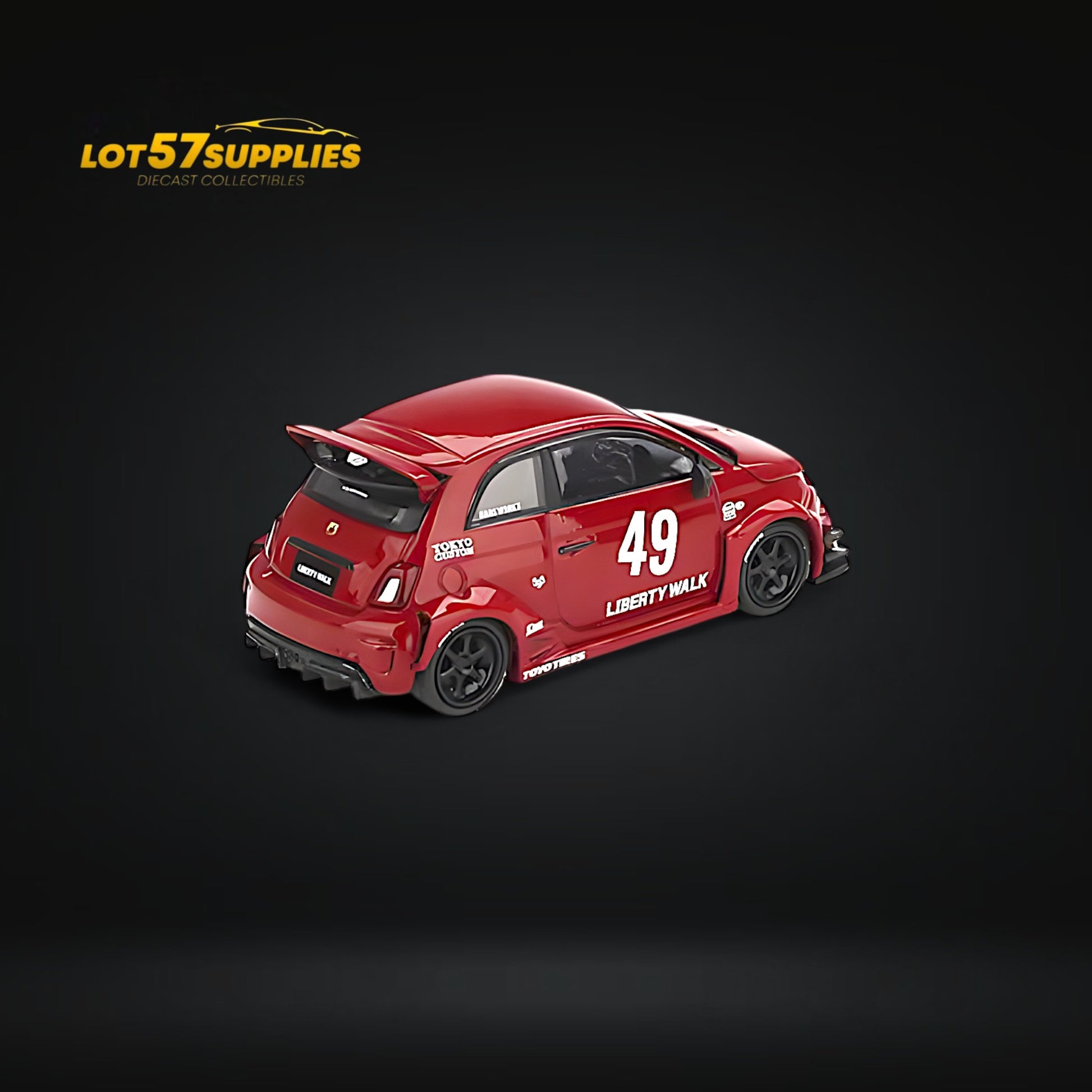 Mini-GT LB-WORKS x Abas Works ABARTH 595 – Red 1:64 MGT00963