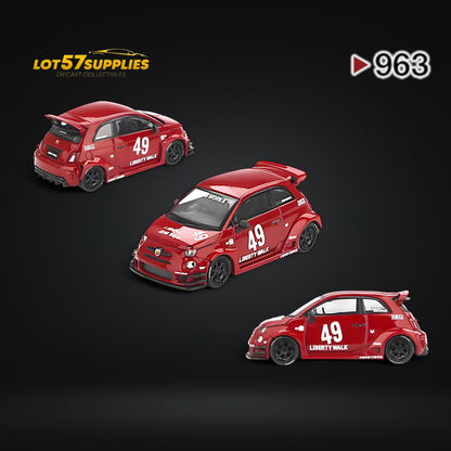 Mini-GT LB-WORKS x Abas Works ABARTH 595 – Red 1:64 MGT00963