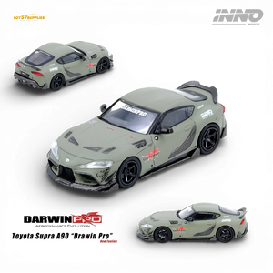 (Pre-Order) INNO64 Toyota Supra A90 Darwin Pro - Matt Green 1:64