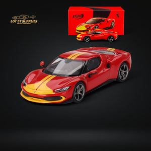 BBR64 Ferrari 296 GTB Assetto Fiorano Rosso Corsa 1:64 BBRFER64002