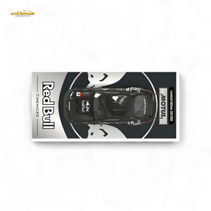 TimeMicro BMW M4 Modified Widebody Silver R e d B u l l - Figure Version 1:64