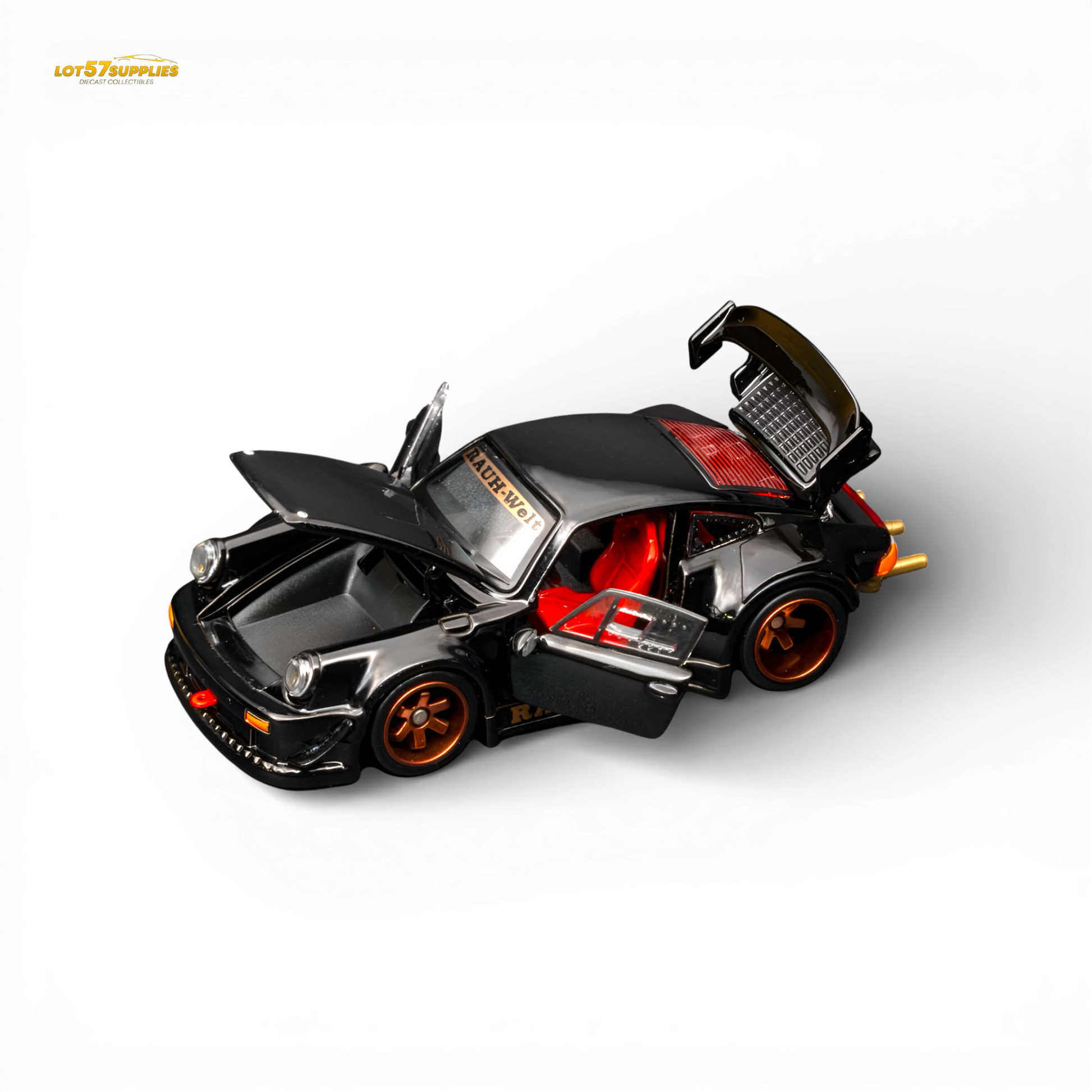 Pre-Order) FG RWB930 Fully Open - Black 1:64