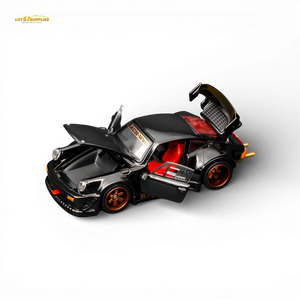 FG RWB930 Fully Open - Black 1:64 Diecast Model Car