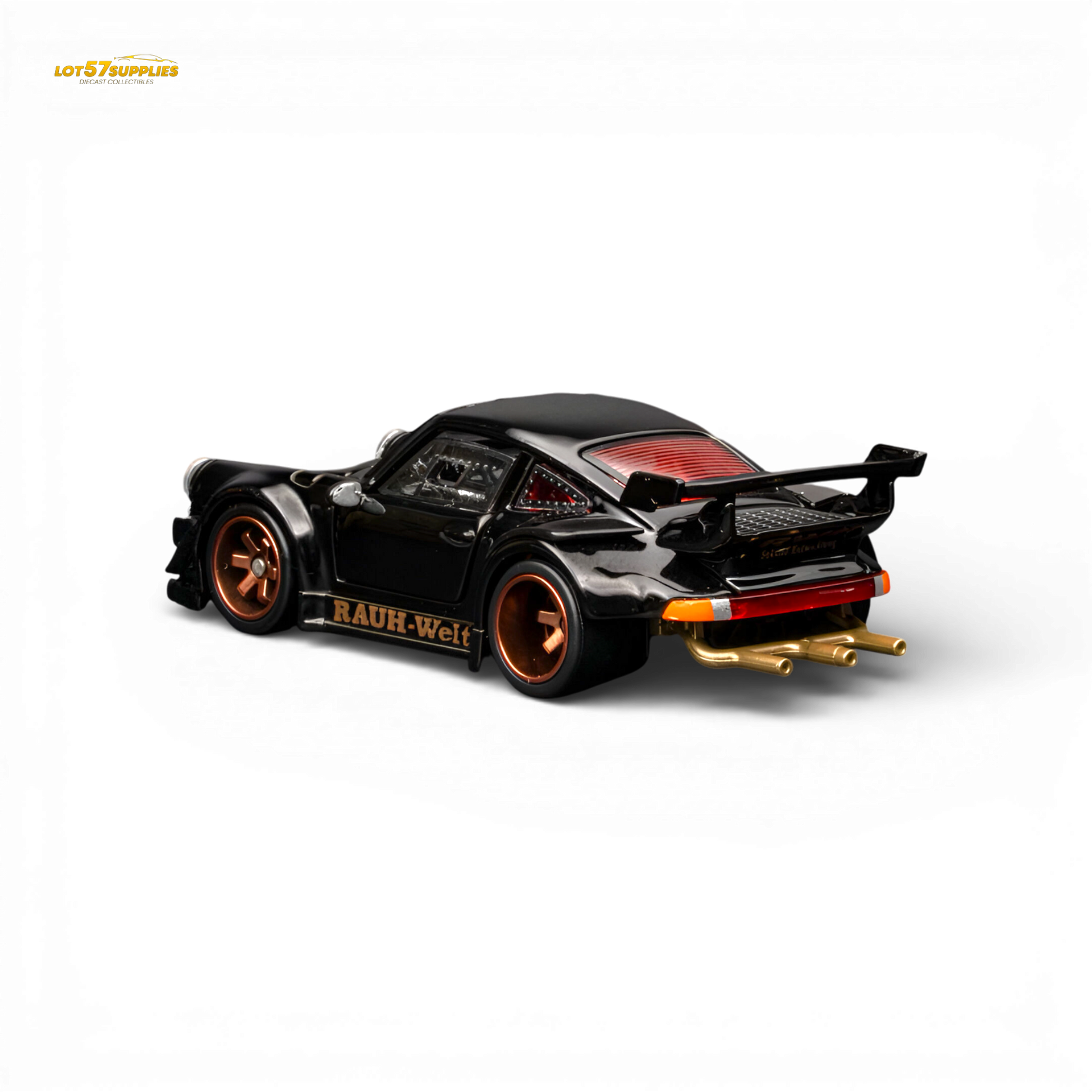 FG RWB930 Fully Open - Black 1:64 Diecast Model Car