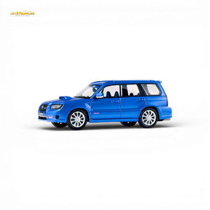 Fiberrun Subaru Forester SG9 Blue 1:64 Scale Diecast Model Detail View