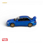 Hobby Japan Subaru Impreza WRX Type R STI Sonic Blue Mica 1:64 Scale Diecast Model Side Profile