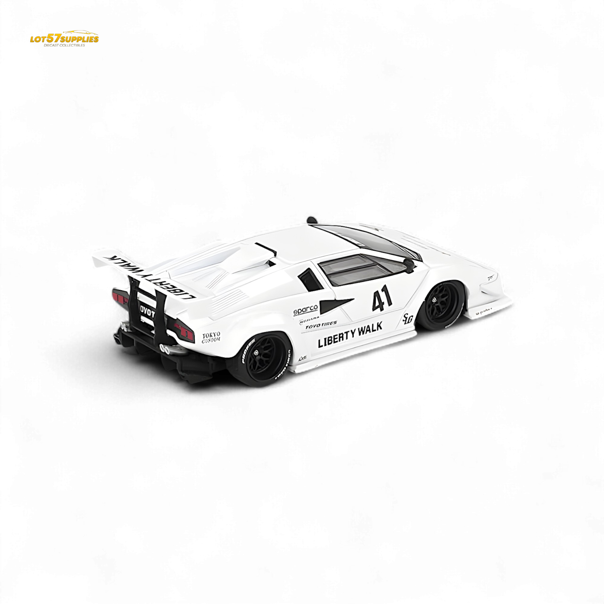 MINIGT LB★Works Lamborghini2台セット Mini GT 1:64 Lamborghini Countach LB-WORKS White 2024 Tokyo
