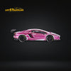 King Model Lambo Aventador LP700-4 LB 1.0 Tron Luminous CHROME PINK DELUXE 1:64