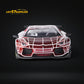 King Model Lambo Aventador LP700-4 LB 1.0 Tron Luminous CHROME RED DELUXE 1:64