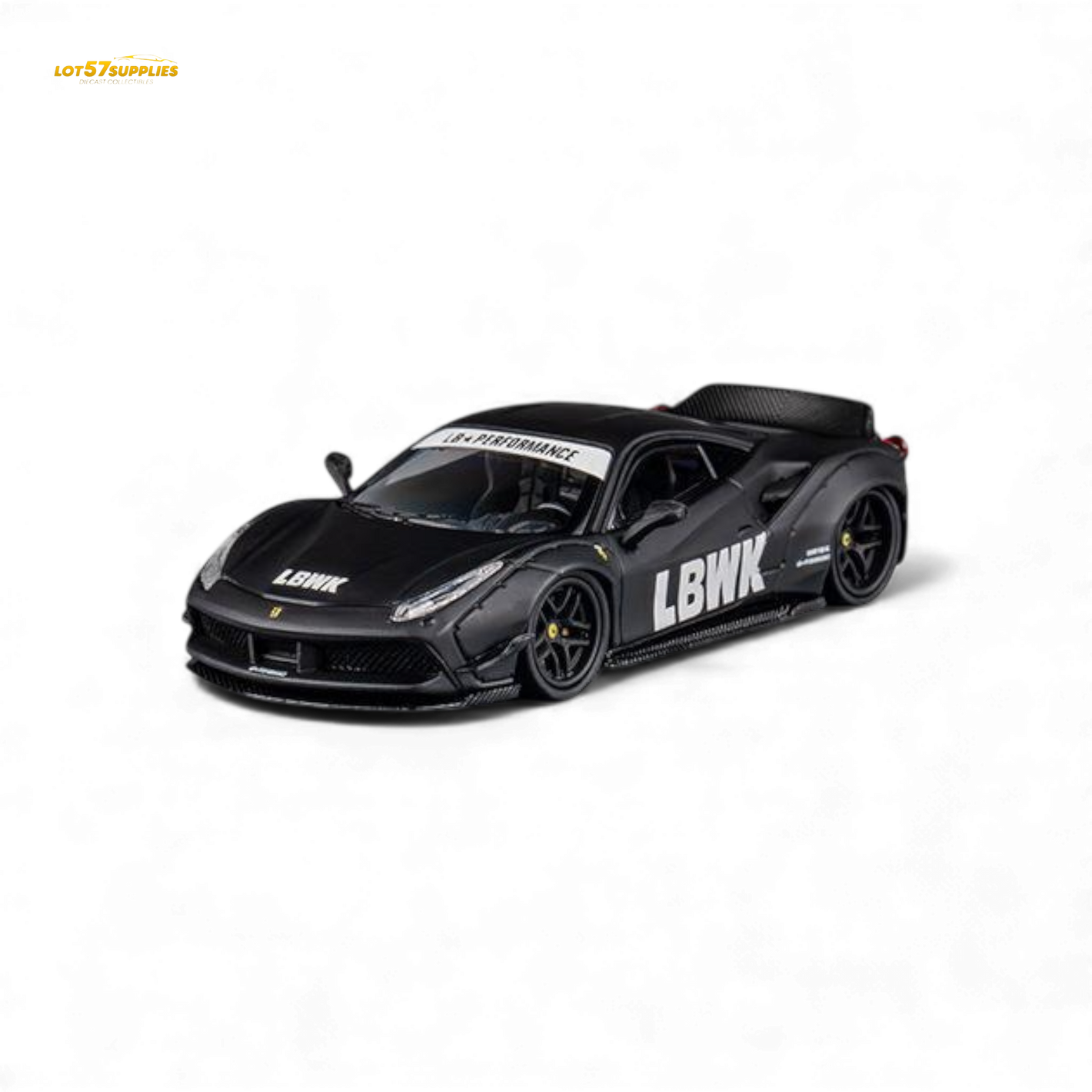 CM Model Ferrari 488 LB Works Black 1:64 Diecast Model