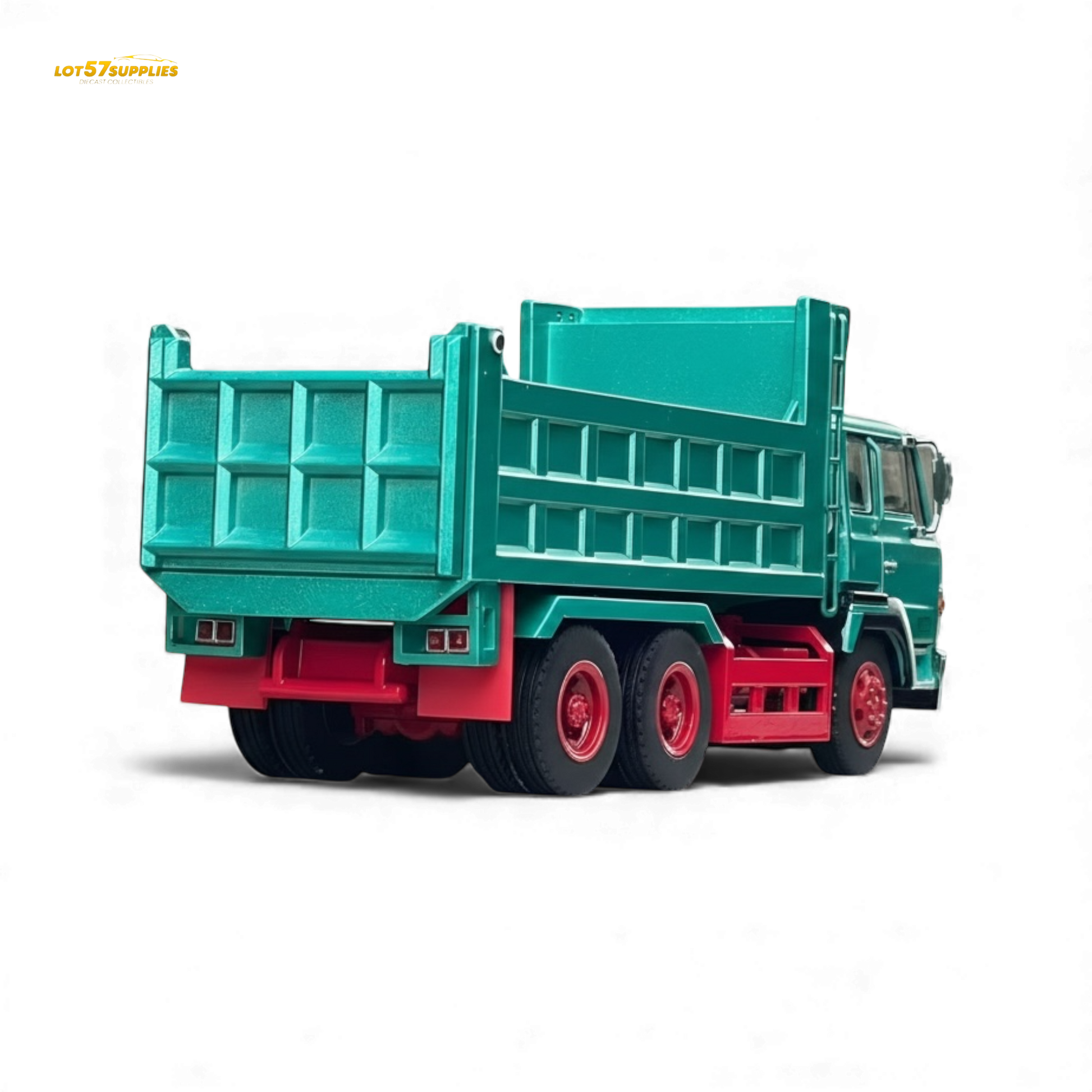 DBGT Hino Super Dolphin Dump Truck Green 1:64 Diecast Model