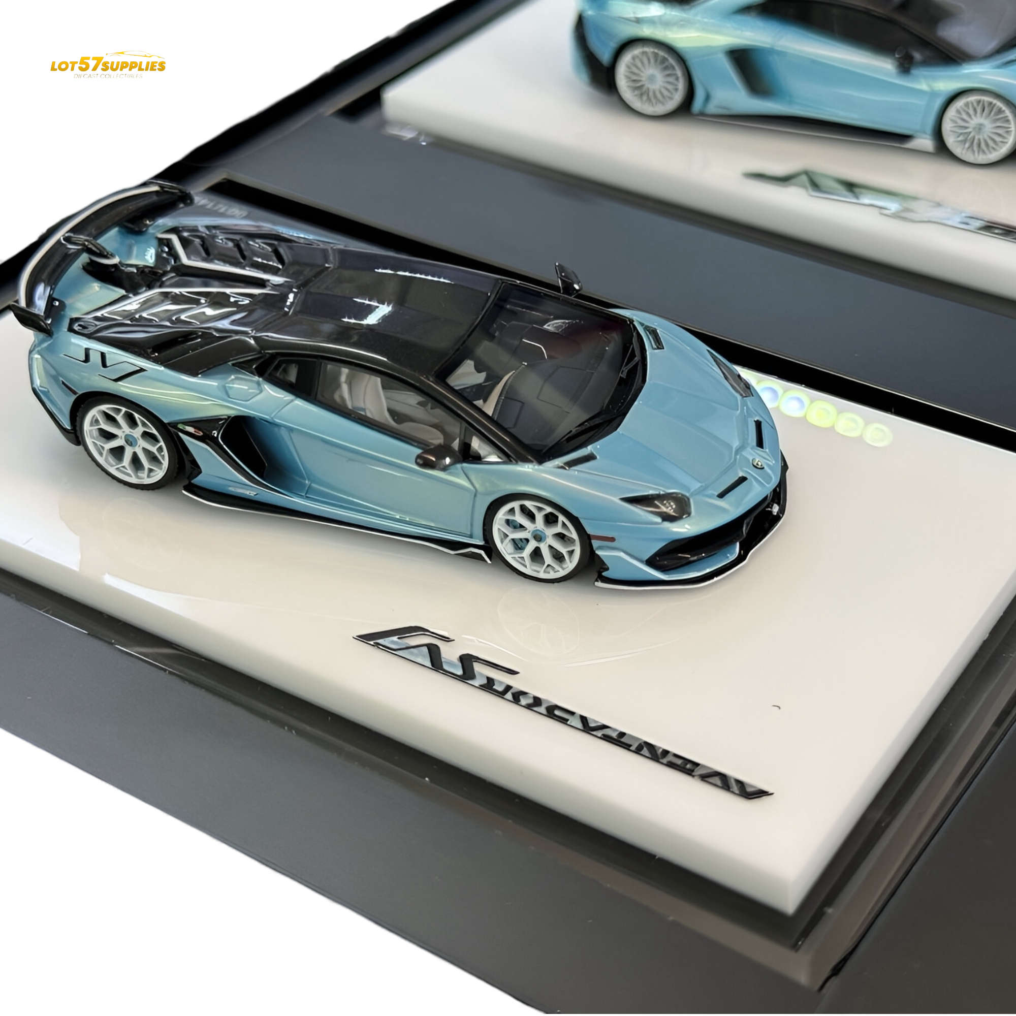 Tardis Lamborghini Aventador SVJ 1:64 Diecast | LOT57 Supplies Tardis Lamborghini Aventador SVJ 1:64 Diecast | LOT57 Supplies