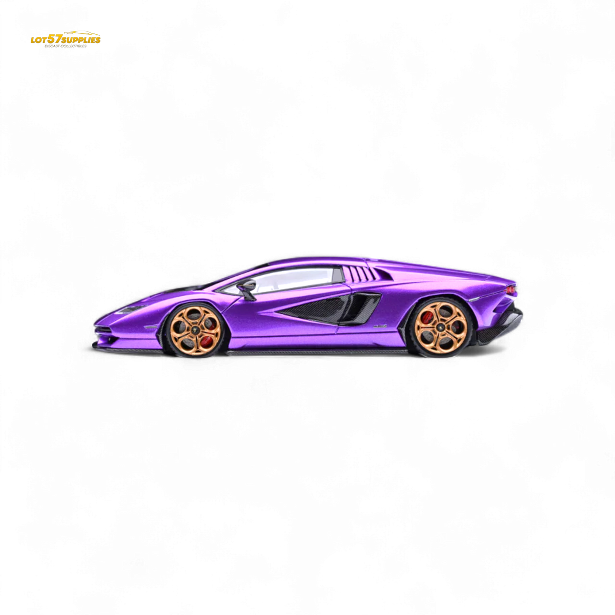 Countach Viola Fuelme Lamborghini Countach LPI 800-4 1:64 Diecast | LOT57 Supplies