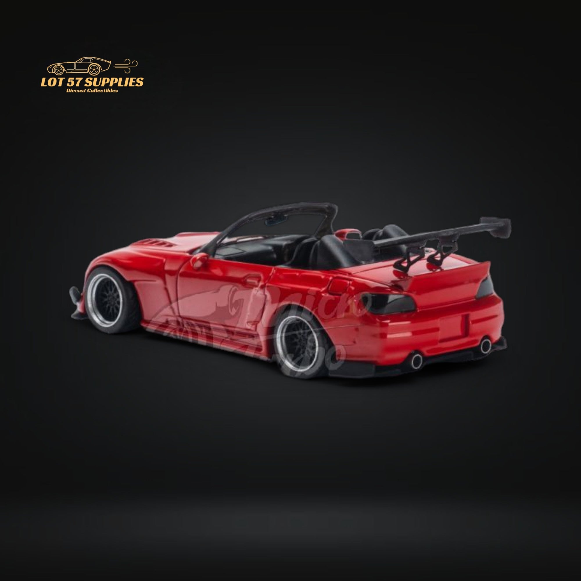 Micro Turbo 1/64 ホンダ    Rocket Bunny レッド 1/64 Honda S2000 Pandem Rocket Bunny Red Diecast Scale Model Car