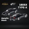 MicroTurbo Custom 180SX Type X Metallic Black 1:64 MT64180SXBLK