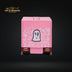 MicroTurbo HINO 300 Custom Box Truck in Pink #43 Livery 1:64 MT6404B5