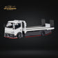 MicroTurbo HINO 300 Custom Flatbed Truck in White 1:64 MT6405A6