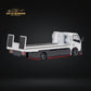 MicroTurbo HINO 300 Custom Flatbed Truck in White 1:64 MT6405A6