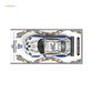 ModernArt Porsche 911 GT3 Carrera Cup 1:64 Diecast Model