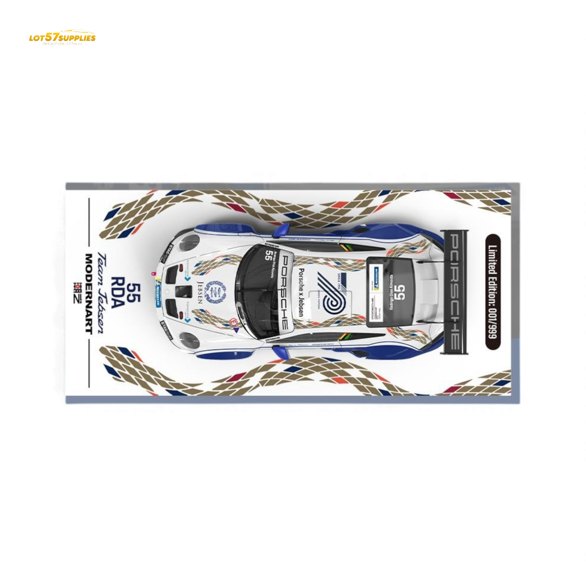 ModernArt Porsche 911 GT3 Carrera Cup 1:64 Diecast Model