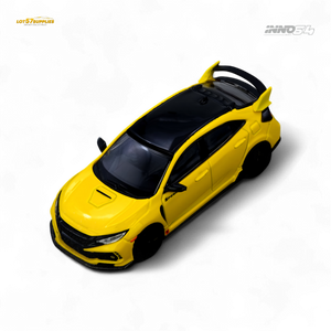 (Pre-Order) INNO64 HONDA CIVIC TYPE-R (FK8) - Yellow 1:64