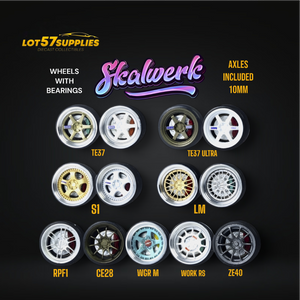 SKALWERK Wheels 1:64 10mm High Quality Wheels With Bearing System