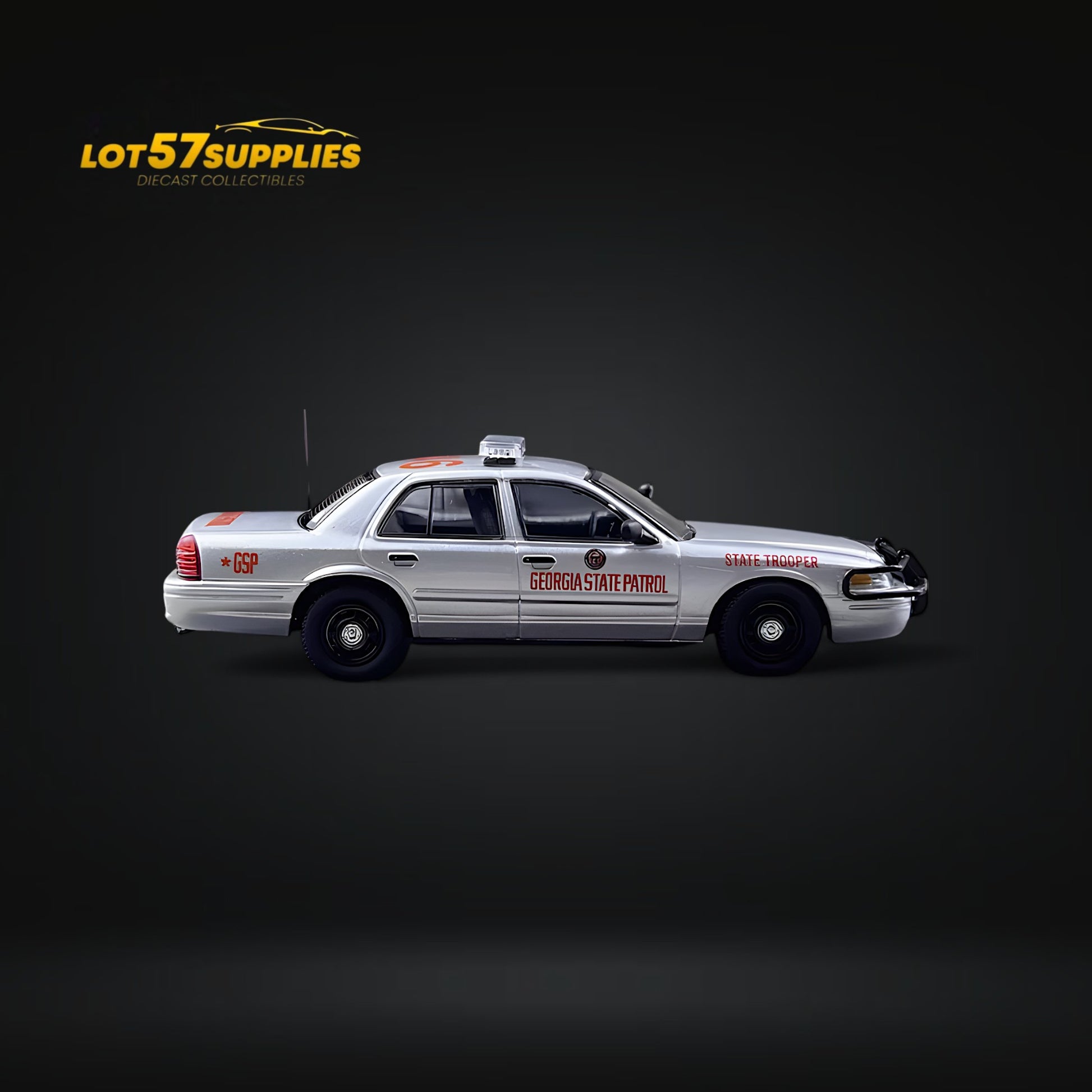 Rollin Ford Crown Victoria Georgia State Trooper Police Car 1:64