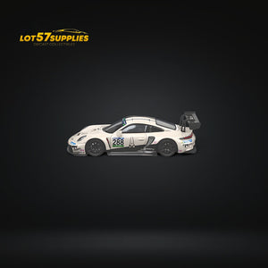 SR STAR RACE Porsche 911 GT3 Racing Milky White No.288 Racing 1:64