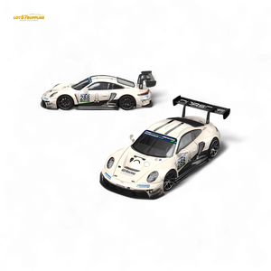Star Race Porsche 911 GT3 Racing Milky White No.288 Diecast Model