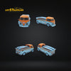 LMLF Volkswagen VW T1 Bus Gulf Livery 1:64