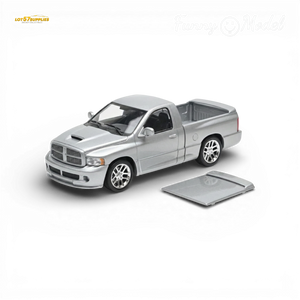(Pre-Order) Funny Model 2004 Dodge RAM SRT-10 - Bright Silver Metallic 1:64