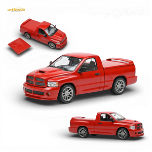 (Pre-Order) Funny Model 2004 Dodge RAM SRT-10 - Flame Red 1:64
