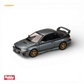 Hobby Japan Subaru Impreza WRX Type R STI Cool Gray 1:64 Scale Diecast Model Front Quarter View