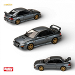 Hobby Japan Subaru Impreza WRX Type R STI Cool Gray 1:64 Scale Diecast Model Multi Angle View