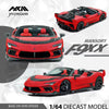 (Pre-Order) HKM Model Mansory SF90 F9XX Red Convertible 1:64
