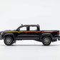 (Pre-Order) GCD Toyota TACOMA Pickup Truck Black Bull Pattern With Granty Spot Lights 1:64