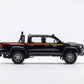 (Pre-Order) GCD Toyota TACOMA Pickup Truck Black Bull Pattern With Granty Spot Lights 1:64