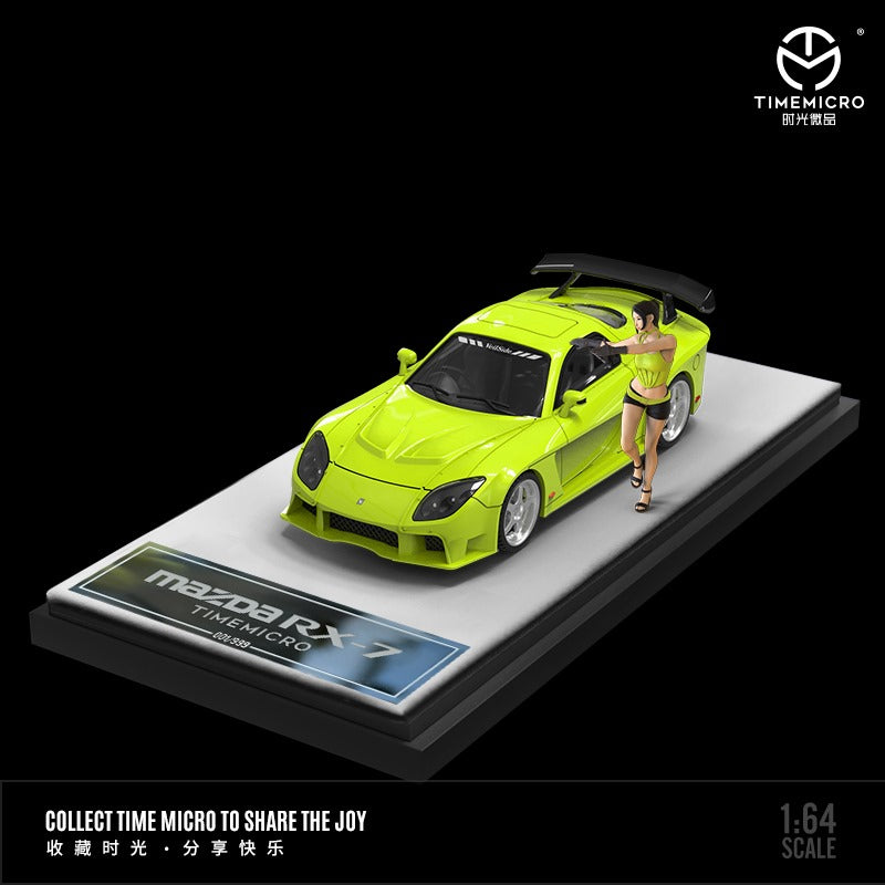 (Pre-Order) TimeMicro Mazda RX-7 VeilSide BLACK / GREEN / WHITE 1:64