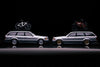 (Pre-Order) Mortal Mercedes-Benz Wagon Version S124 SILVER / BLUE 1:64