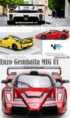 (Pre-Order) NA Ferrari Enzo Gemballa MIG U1 Resin Model YELLOW / PEARL WHITE / ROSSO CORSA / METALLIC RED 1:18 (FREE SHIPPING USA)