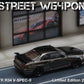 Street Weapon Skyline GTR R34 V-SPEC-II Chrome Plated Limited to 299 Pcs 1:64