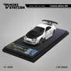 (Pre-Order) Mini Station Toyota Supra A80Z White / White Black Hood Cover 1:64