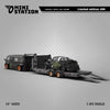 (Pre-Order) Mini Station RWB T1 Van & VW BEETLE TARGA With Trailer in Monster Livery 1:64