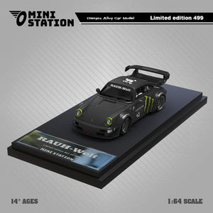 (Pre-Order) Mini Station Porsche 911 (964) RWB in Monster Livery 1:64